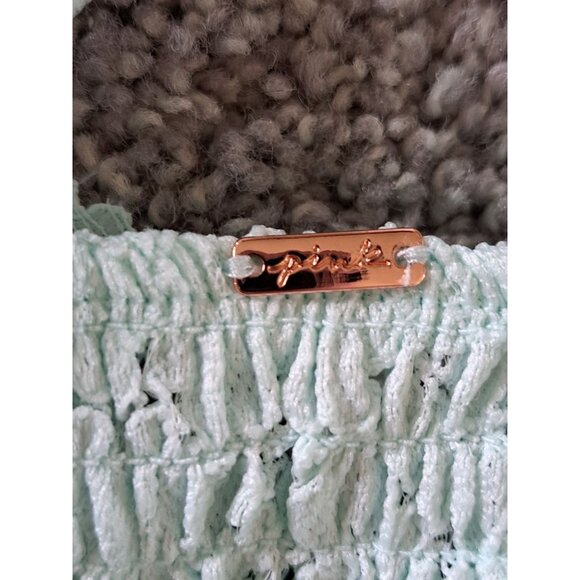 New Pink Mint Lace Bralette XXL Removable Padding Strappy Back Tags Lingerie - Picture 4 of 8